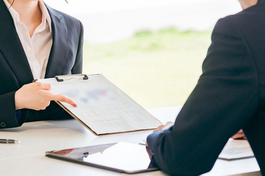 訪問又はご来社